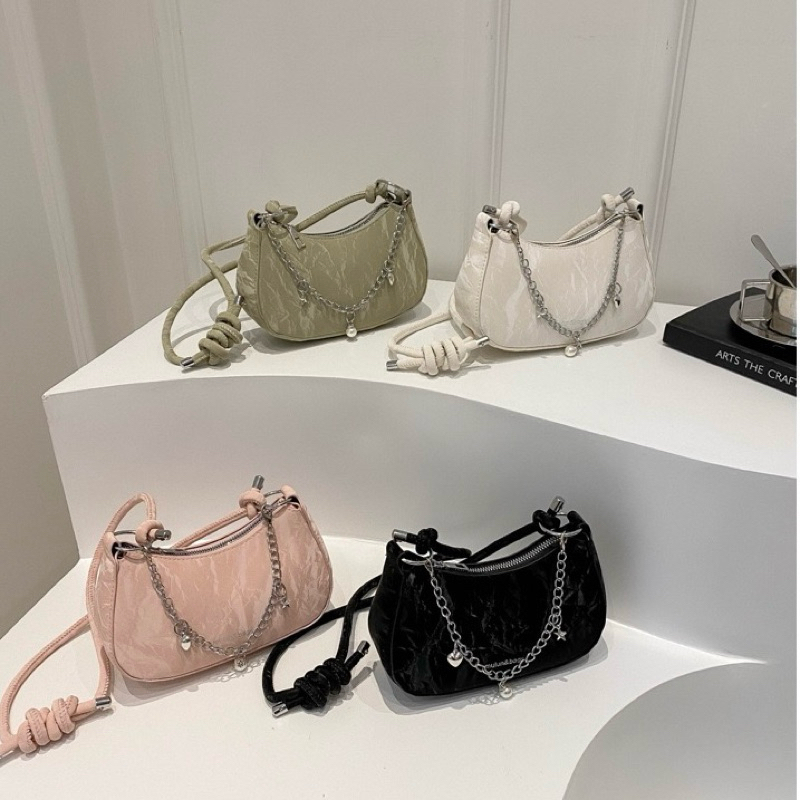 A02 | Tas Selempang Wanita Import Slingbag | Tas Wanita Premium Korean Stylish | Tas Outfit Sehari H
