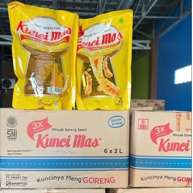 

Kuncimas Minyak Goreng 2L ( 1 Dus isi 6 )