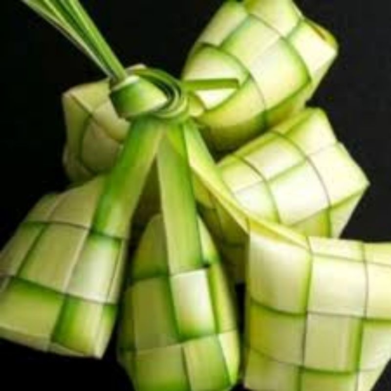 

cangkang ketupat / ketupat kosong satu ikat/10biji /janur