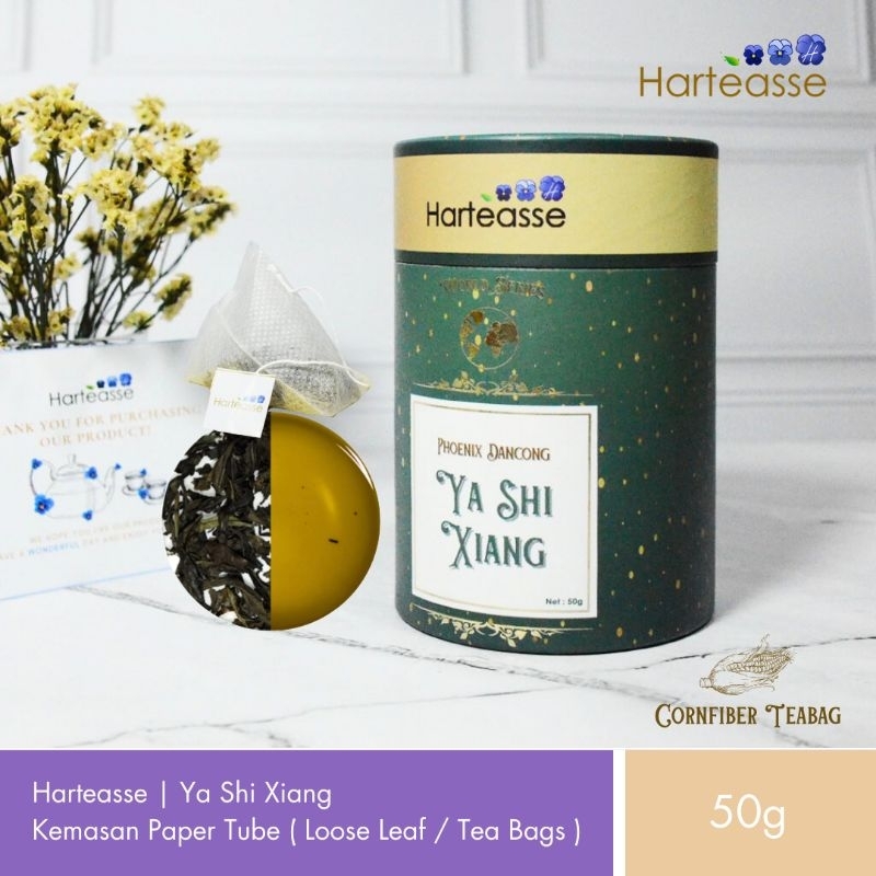 

Harteasse | Ya Shi Xiang (Oolong Tea) | Teh Oolong Ya Shi Xiang | Kemasan Paper Tube | (50gr)