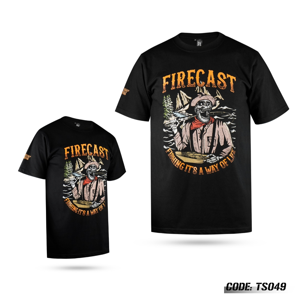 Firecast | Kaos Mancing | Baju Mancing | Firecast T-Shirt 049
