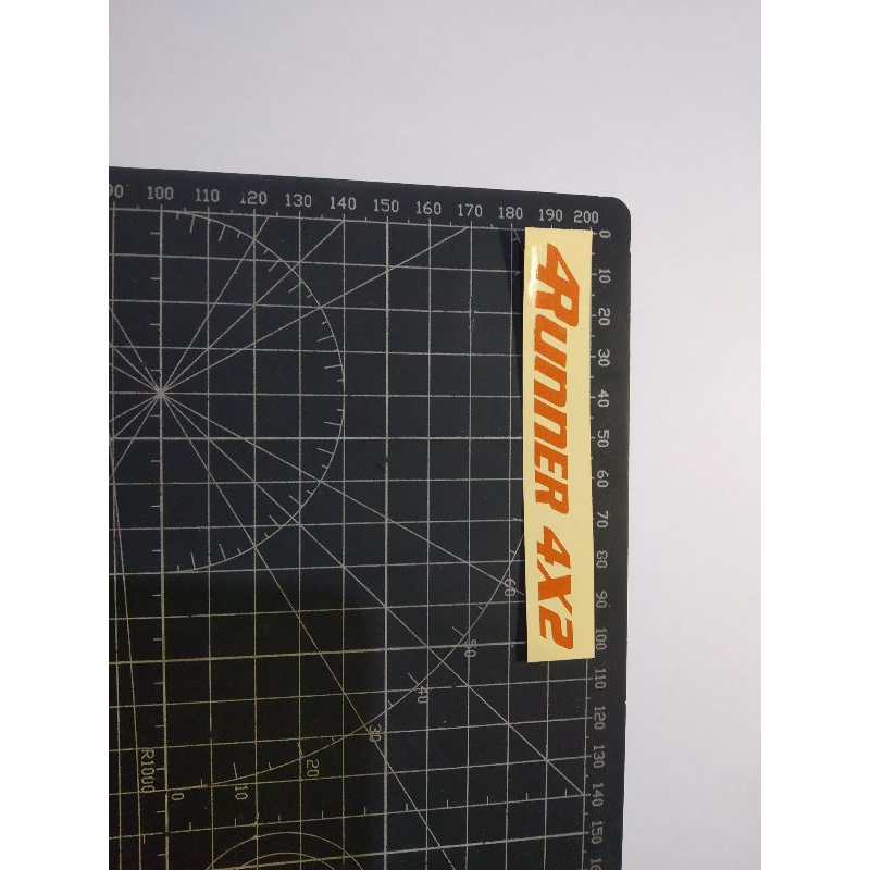 

stiker citting 4 runner