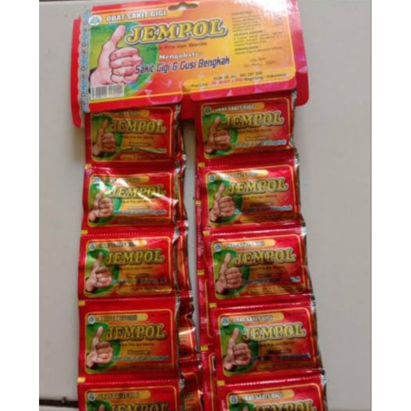 Kapsul sakit gigi jempol