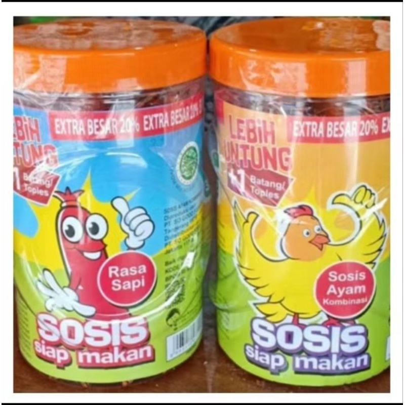 

SOSIS SONICE EXTRA BESAR 20% 525 gr isi 24+1