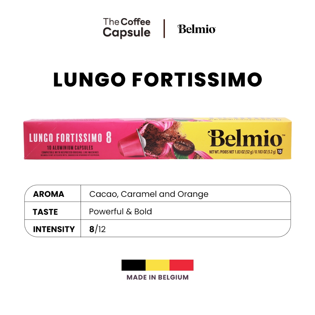

Belmio Coffee - Lungo Fortissimo [Kopi Kapsul - Nespresso Compatible]