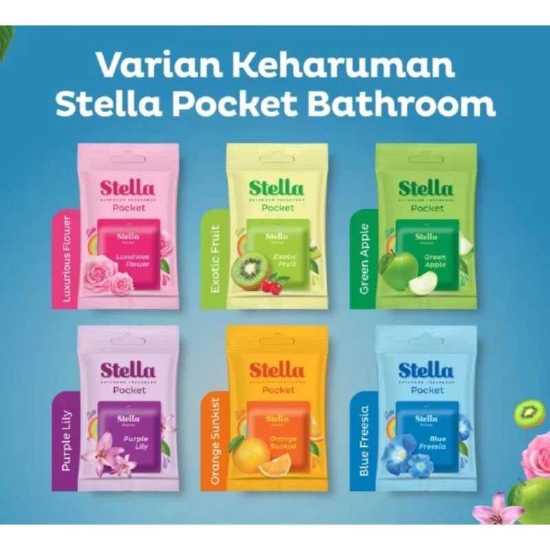 Stella pocket bathroom (pewangi kamar mandi)