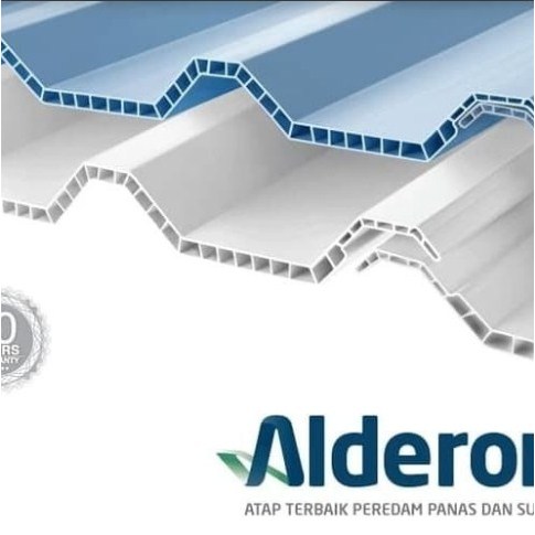 Alderon 83 830 R830 RS830 Atap UPVC ROOFING Kanopi / Canopi 6-8 meter