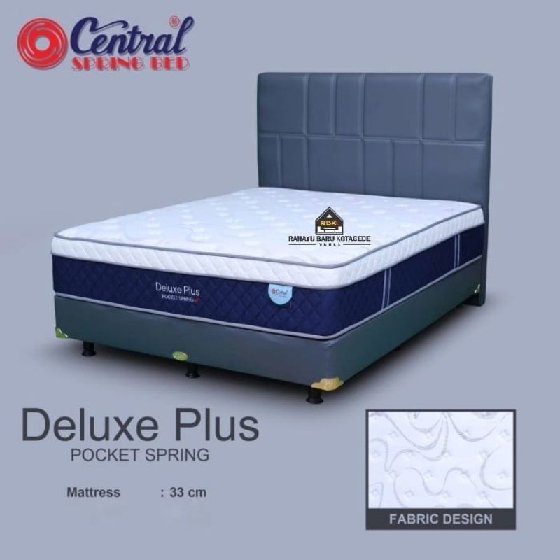 Springbed Central Deluxe Plus Pocket 160x200cm (Mattress Only) Jogja