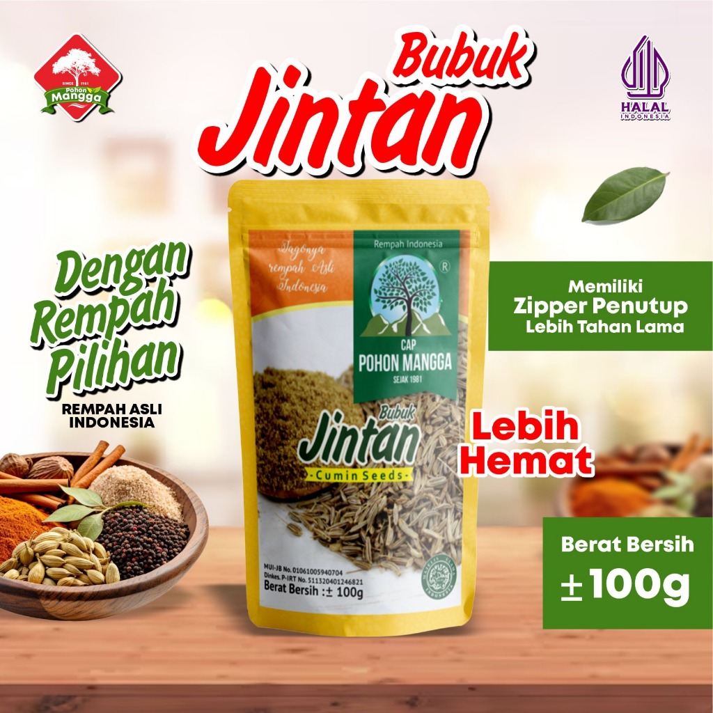 

Jintan Bubuk Cap Pohon Mangga 100gr