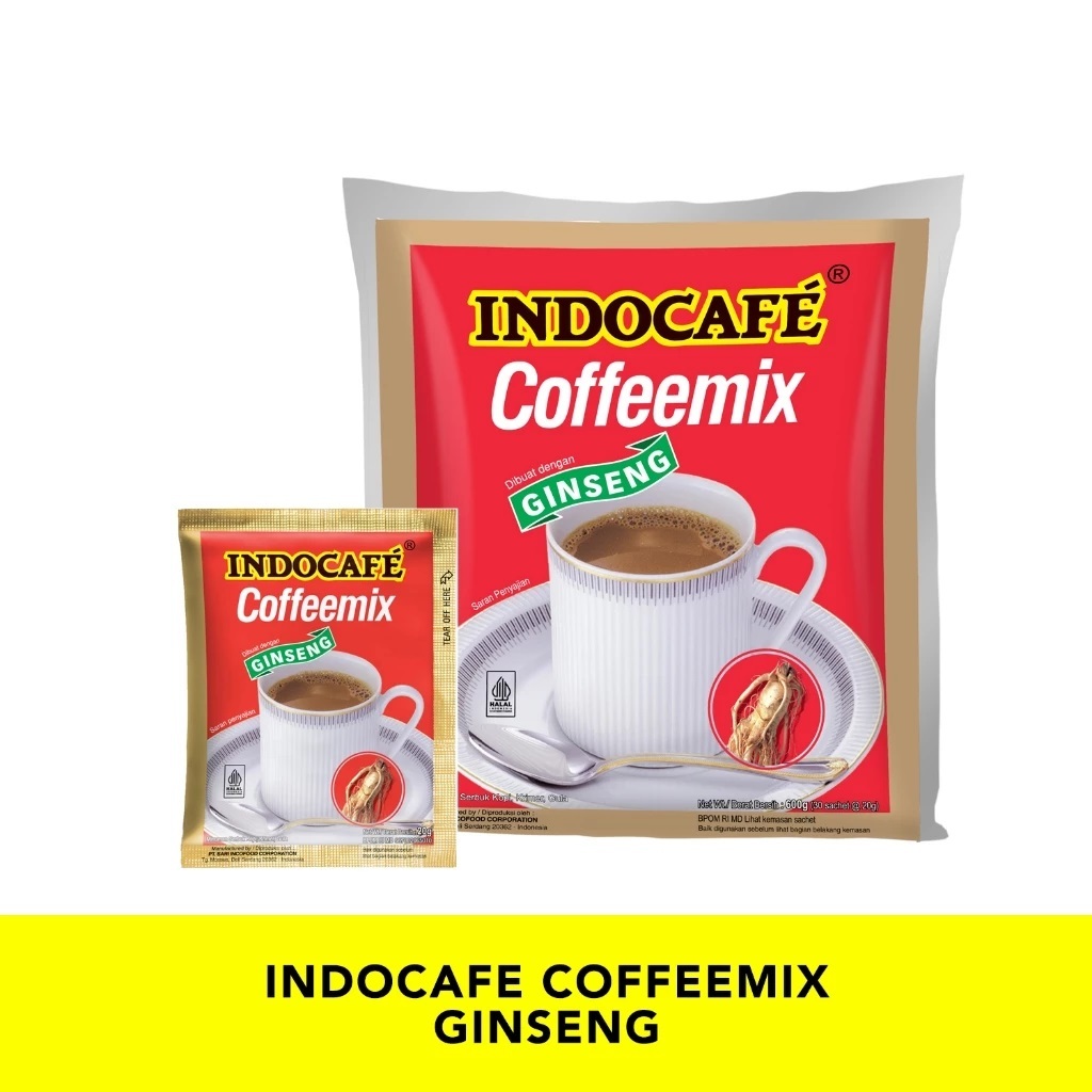 

Indocafe Coffeemix Ginseng 10 sachet kopi ginseng coffee ginseng indocafe ginseng 5 pcs