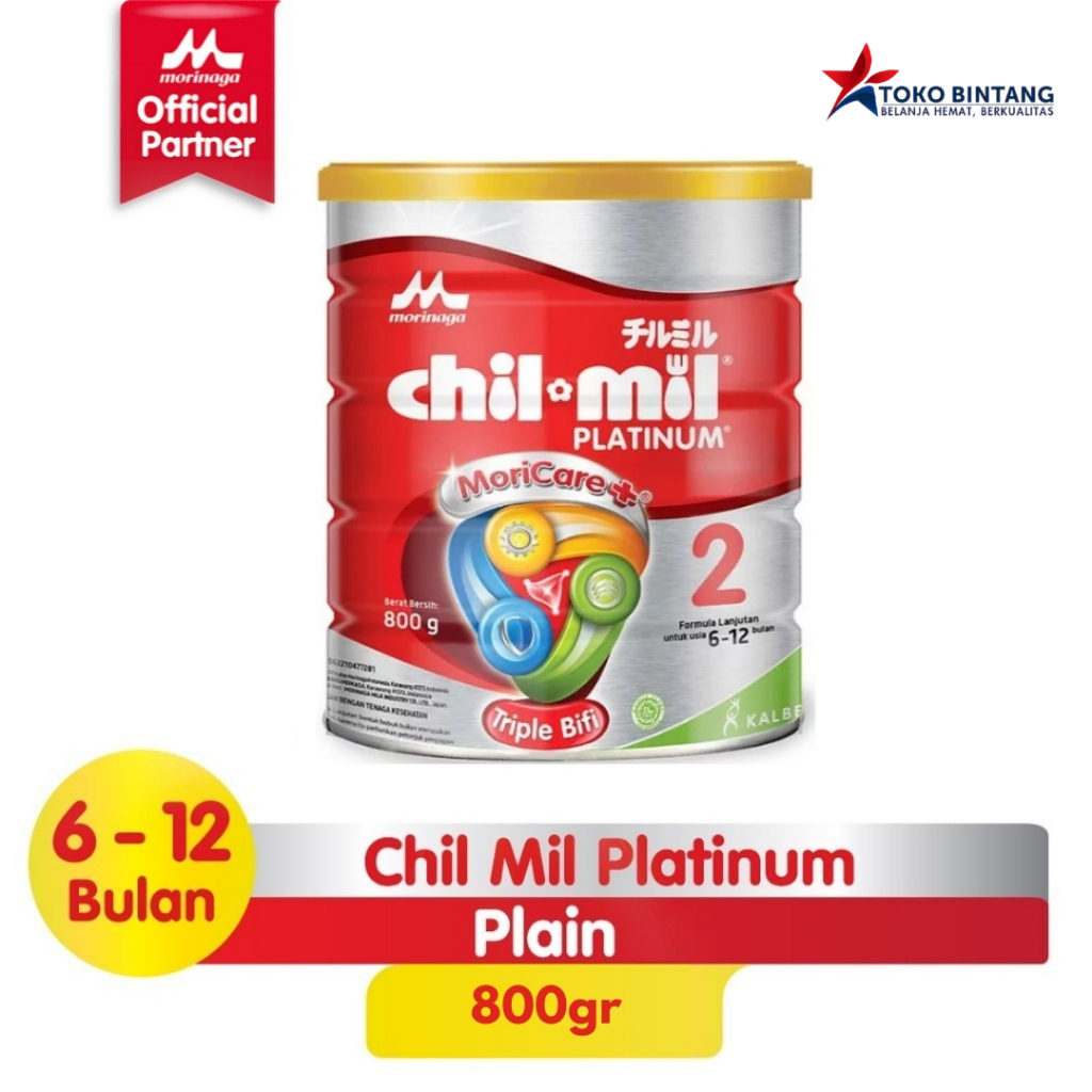 Morinaga ChilMil Platinum 800gr (6-12 Bulan) - Susu Formula