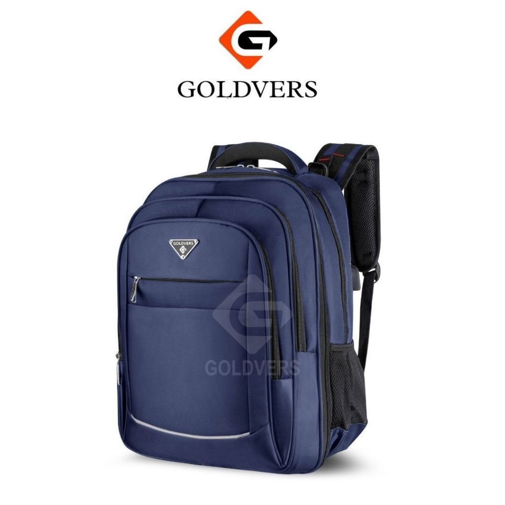 Goldvers - PRIME Tas Ransel Kerja Sekolah Tas Laptop Polo Kuliah Pria 18 Inch Backpack Polo Laptop U