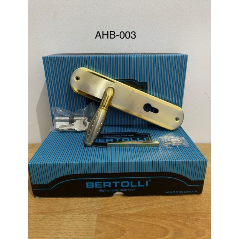 kunci engkol pintu handle set doorlock stainless steel ss