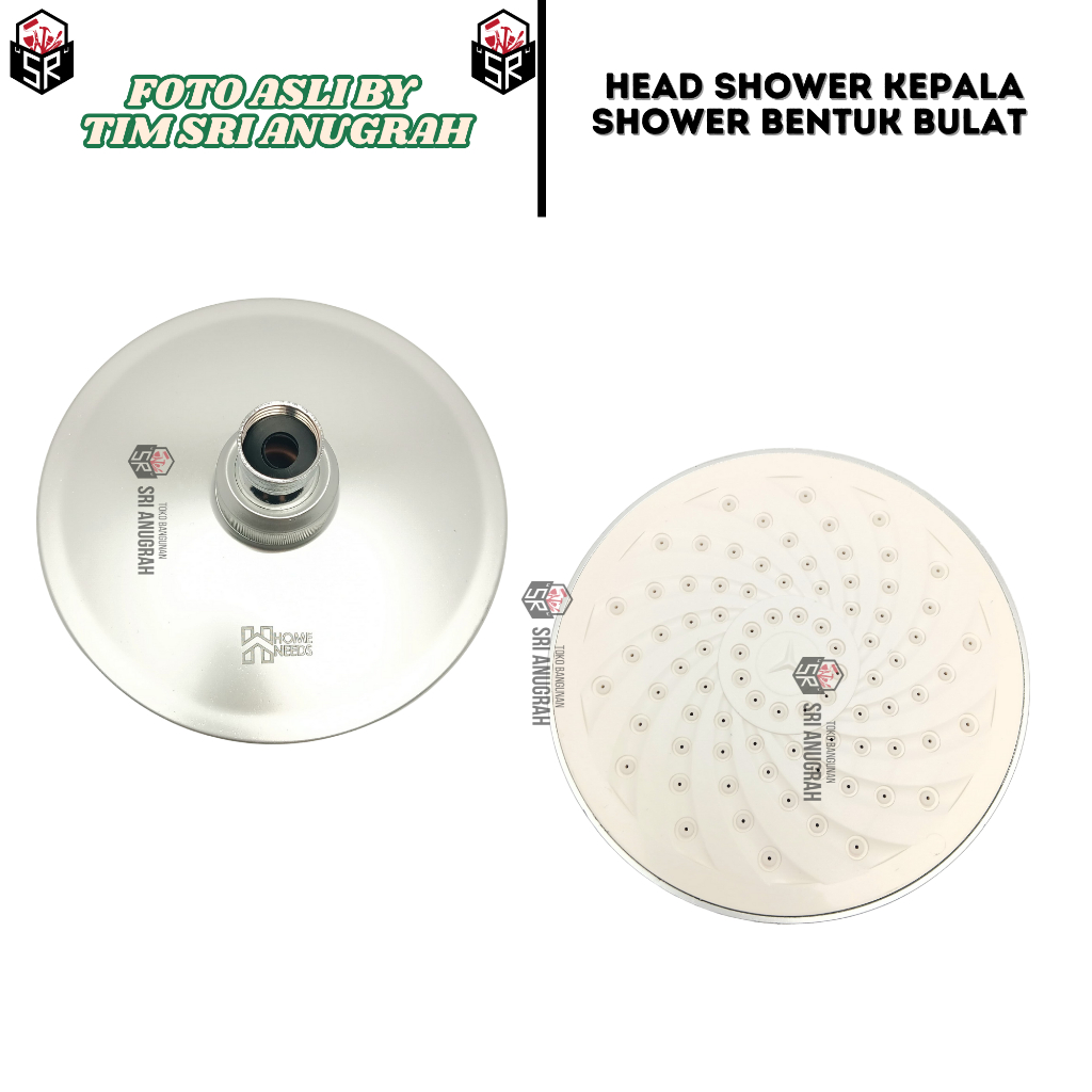 Head Shower Kepala Shower Bentuk Bulat