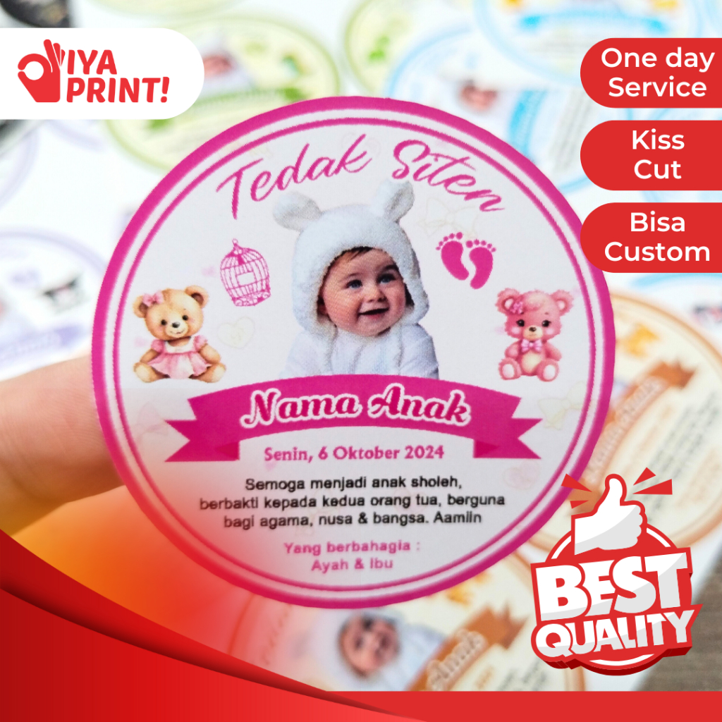 

Stiker Tedak Siten Free Design dan Cutting Bahan Cromo Tedhak Siten Perlembar