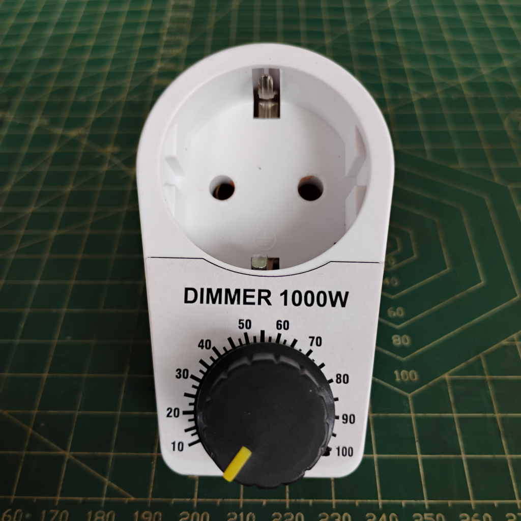Dimmer 1000w Pengatur Kecepatan Mesin Kipas Angin Bohlam