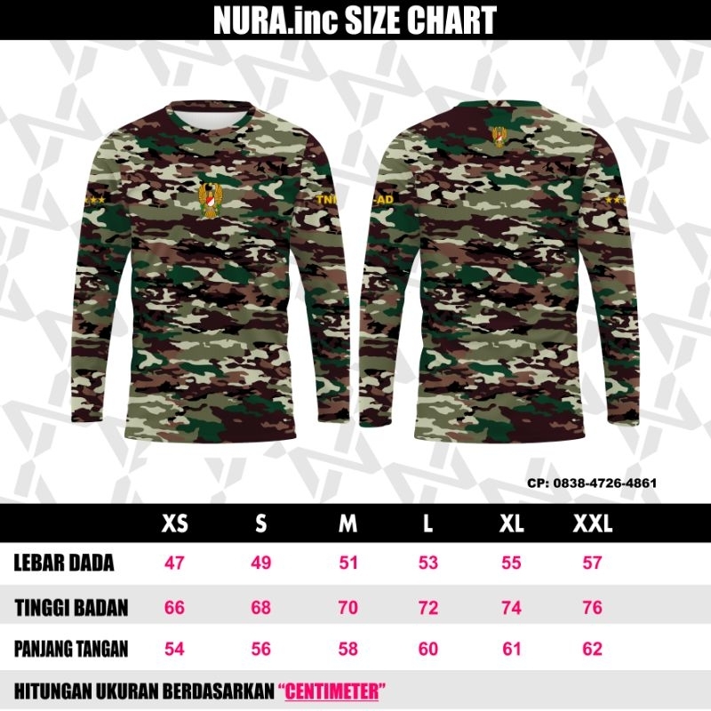 Jersey Kaos Oblong Lengan Panjang Custom