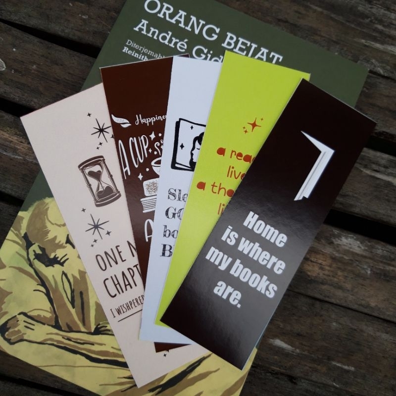 

Bookmark Quotes 14x4,5CM-Pembatas Bacaan Motif Quotes