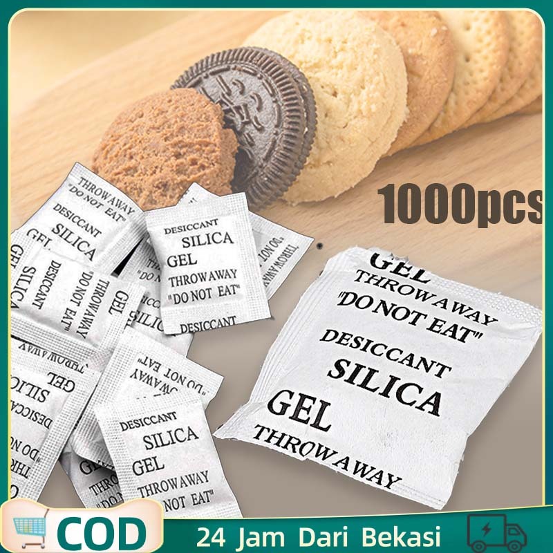 

1000Pcs Pengawet Makanan Kering Silika Gel Food Grade Silica Gel Pakaian Pengawet Makanan Svmmer Shoes Care Silica Gel
