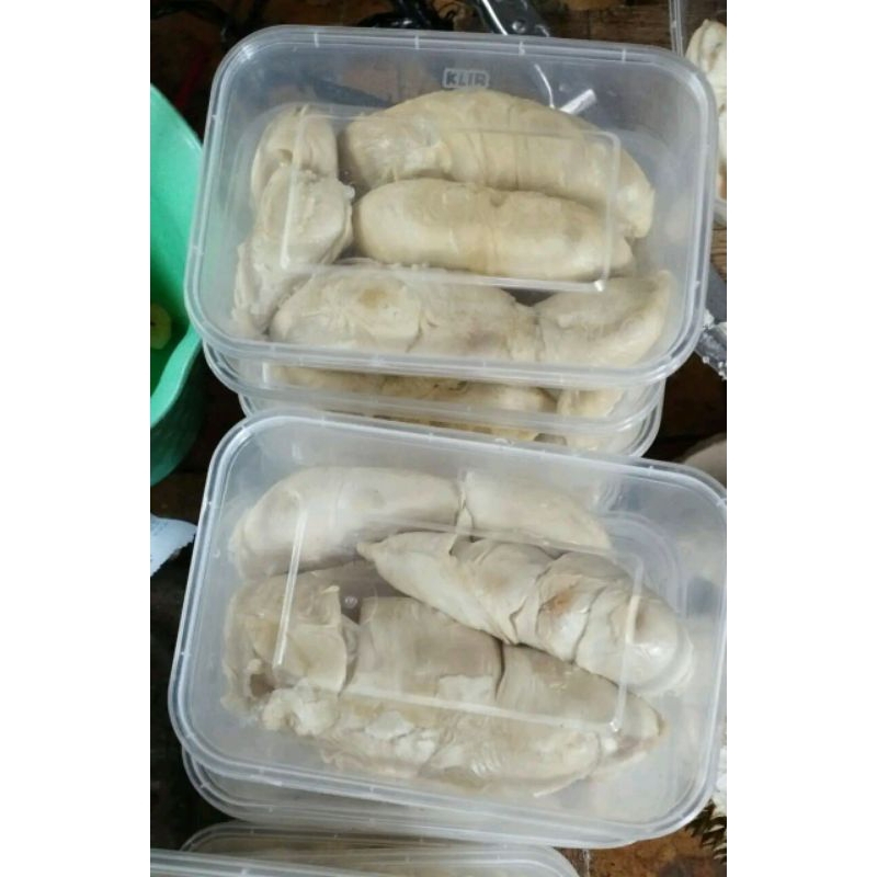 

Durian Kupas Lokal Kemasan +- 500gr Jaminan Manis