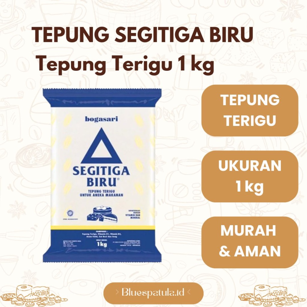 

Tepung Segitiga Biru Tepungh Terigu 1kg