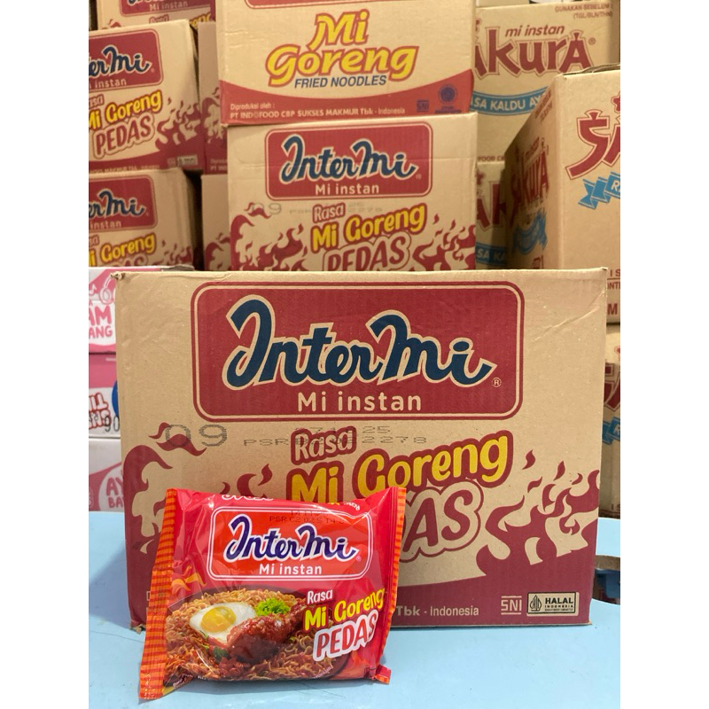 

[1 Dus isi 40 Bungkus] INTERMIE GORENG PEDAS