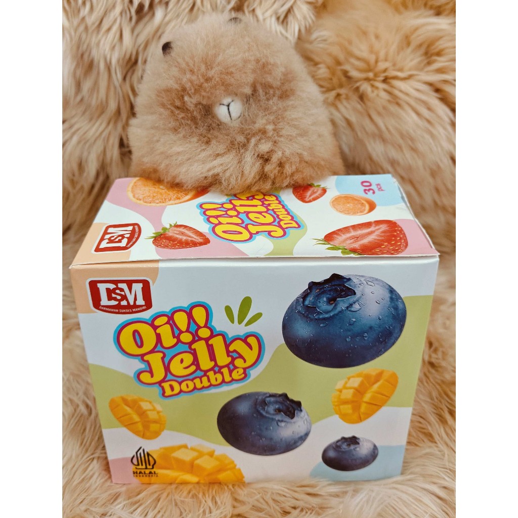 

[Tanpa box] DSM Permen Oi Jelly Double, 30 Pcs