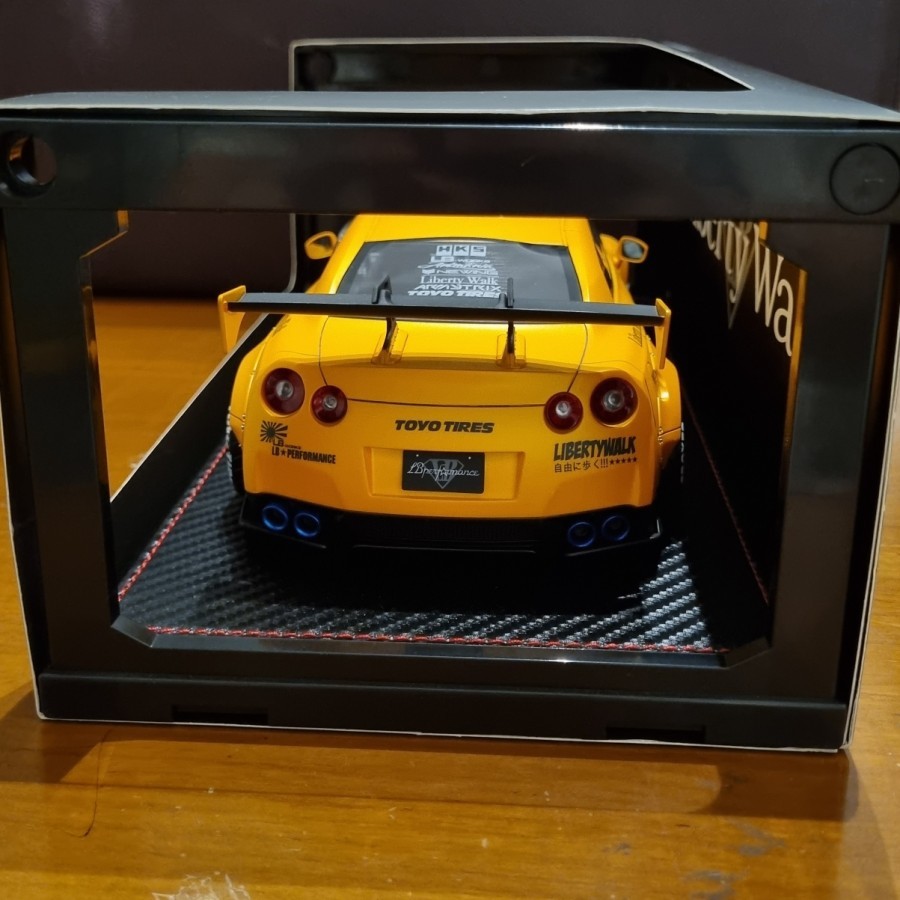 1/18 IGNITION IG MODEL NISSAN SKYLINE GTR R35 LB WORKS ORANGE DIECAST