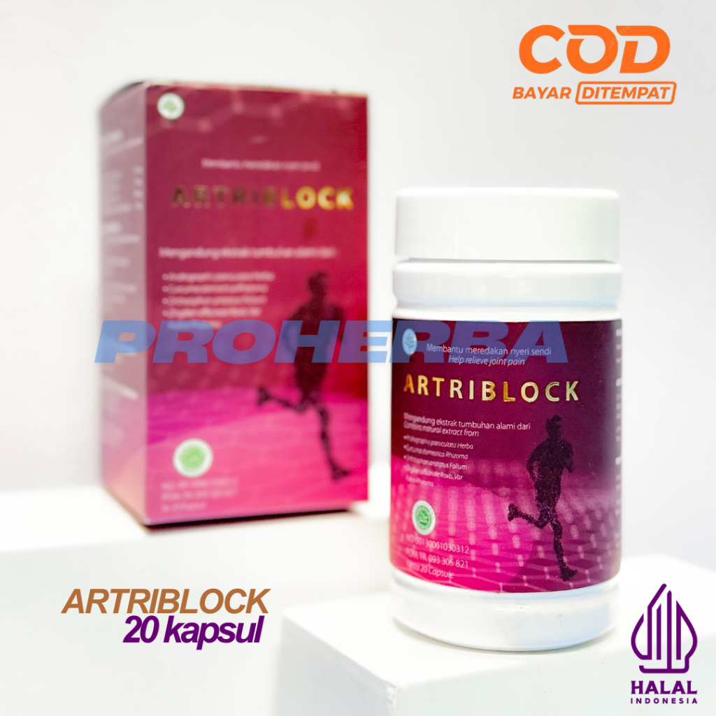 Artriblock Herbal Sendi Original 20 Kapsul