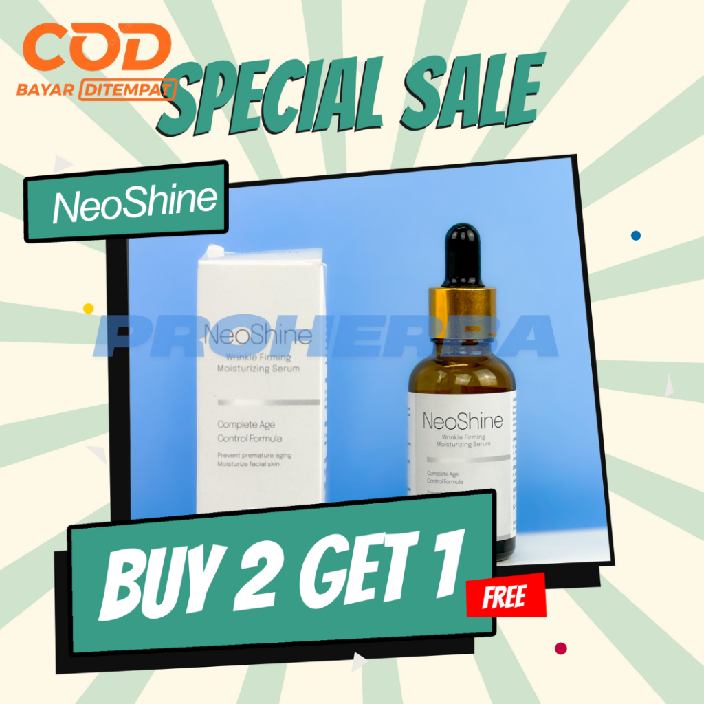 Neoshine Serum Wajah Original 30mL (3 botol)