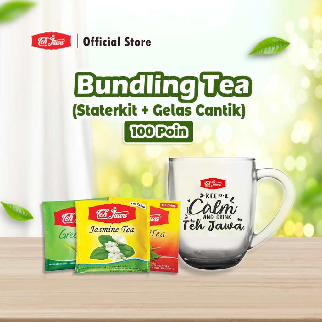 [GIFT MEMBERSHIP] Teh Jawa Gelas Cantik + Starterkit