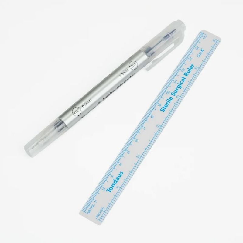 

Skin Marker Tondaus Dua Sisi Waterproof + Penggaris