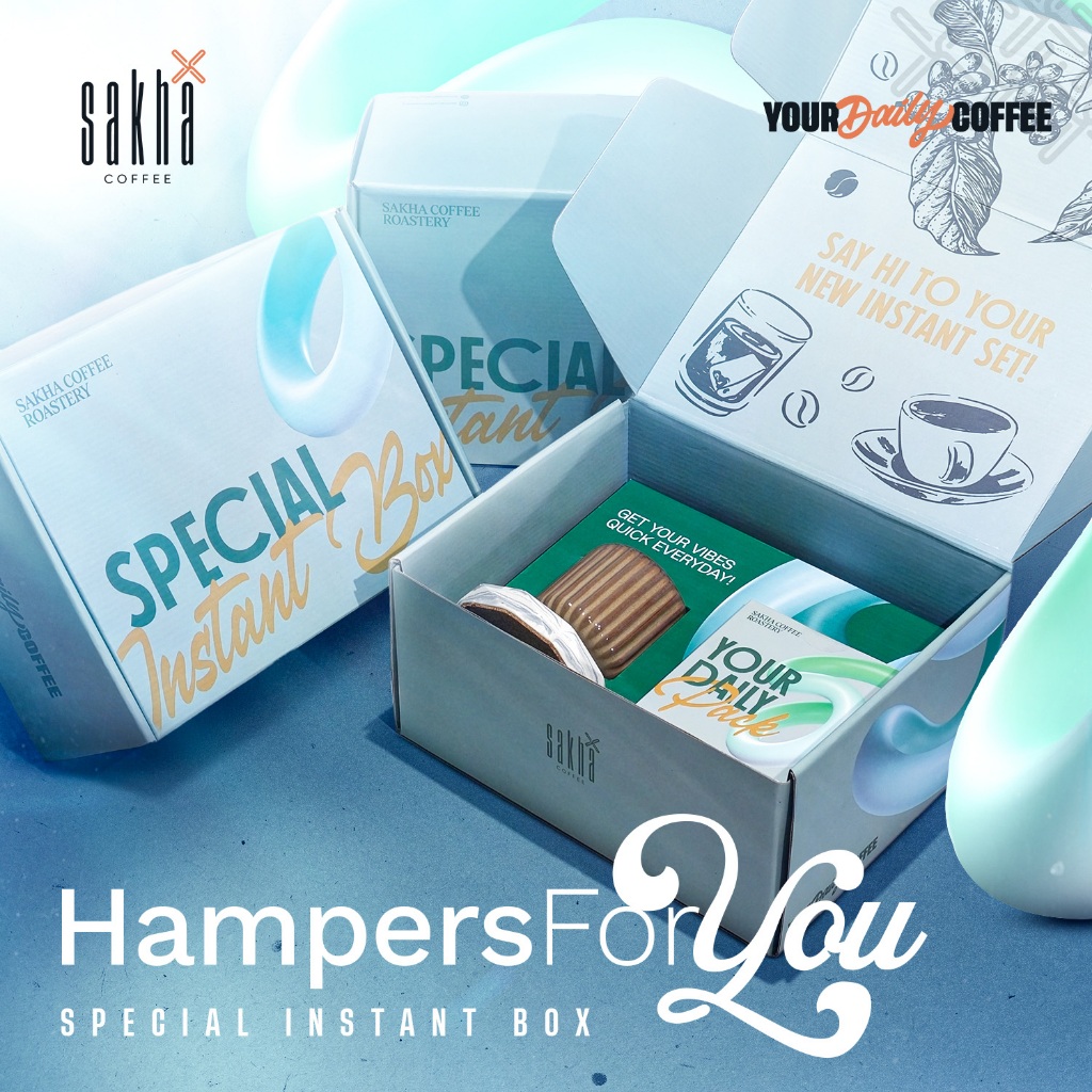

Hampers Paket Kopi Arabika Exclusive Gift Box set Arabica Coffee Parcel Souvenir By Sakha Coffee Roastery