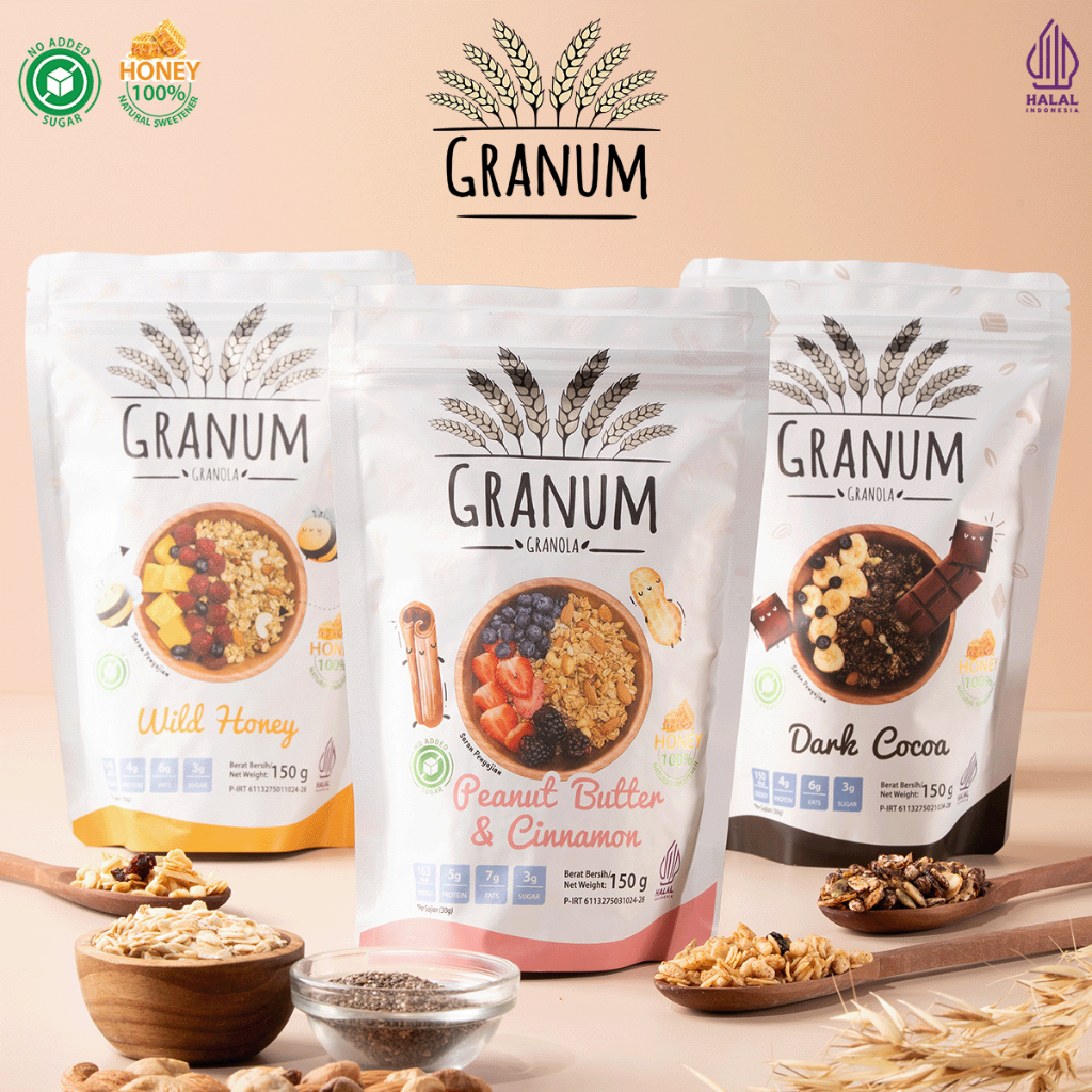 

Granum Granola - 150gr (No Added Sugar)