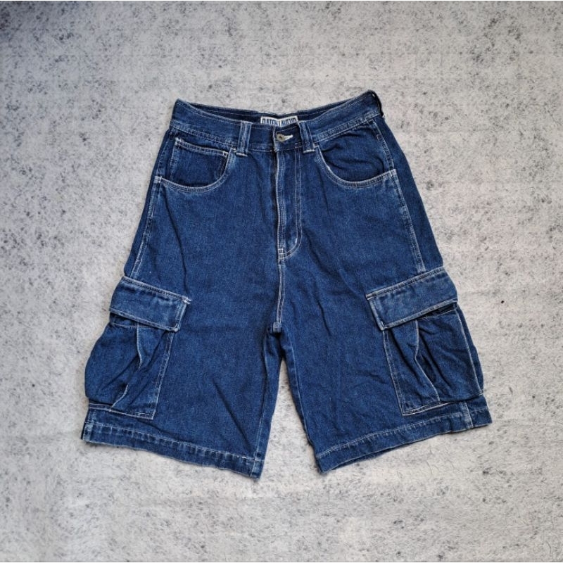 Jorts Y2K RATON LAVEUR Cargo Short Jeans Baggy Pants Lp 74