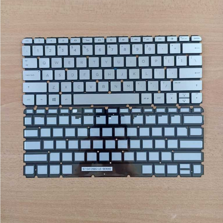 Keyboard Laptop HP Envy 13-AB Silver Backlight