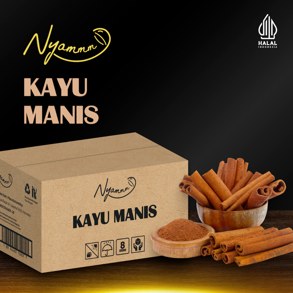 

Kayu Manis Bubuk | Cinnamon Powder | Rempah Herbal Asli Bumbu Masak Marinasi - 1 Dus
