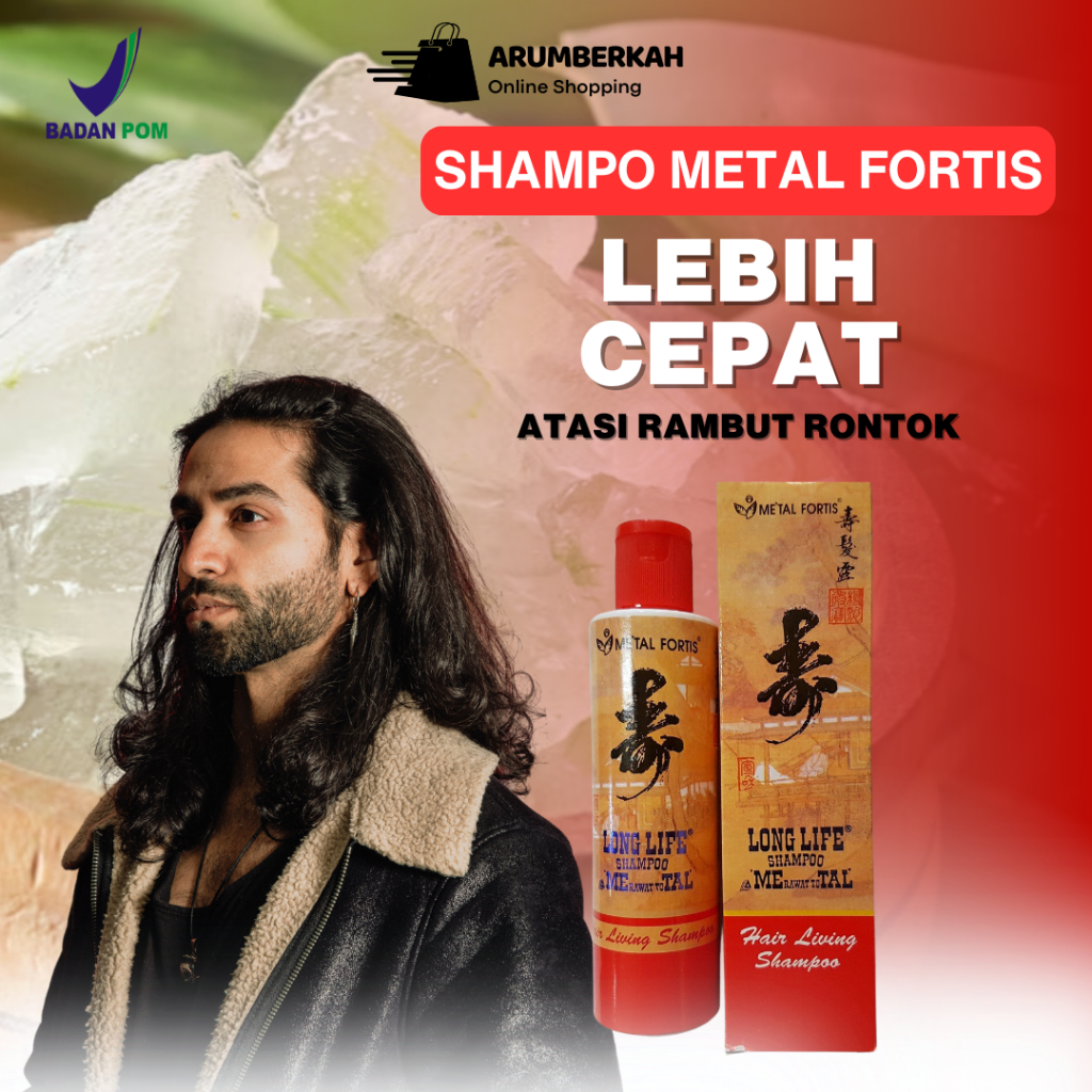 Shampo Metal Pemanjang Rambut - Sampo Metal Shampoo Penumbuh Rambut Rontok Parah Cepat Tumbuh