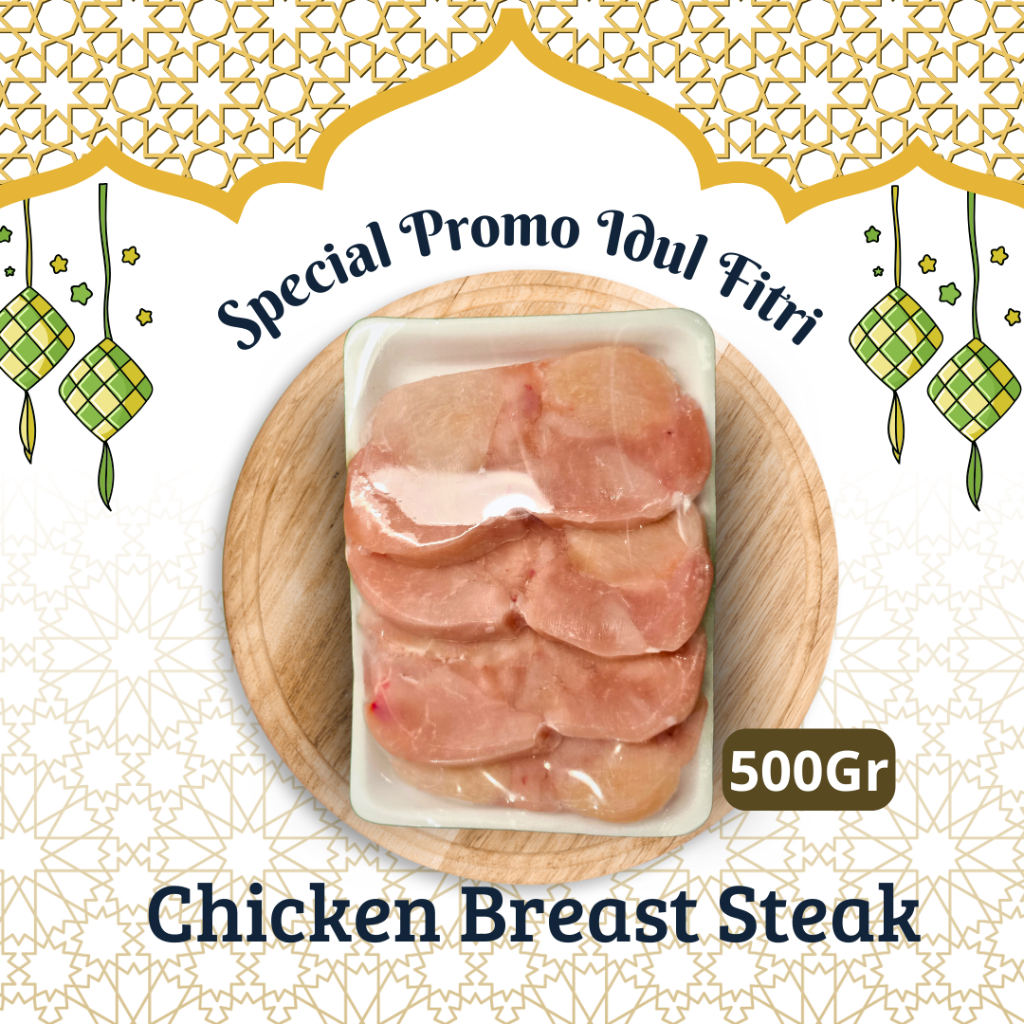 

Frozen Chicken Steak Breast 500gr