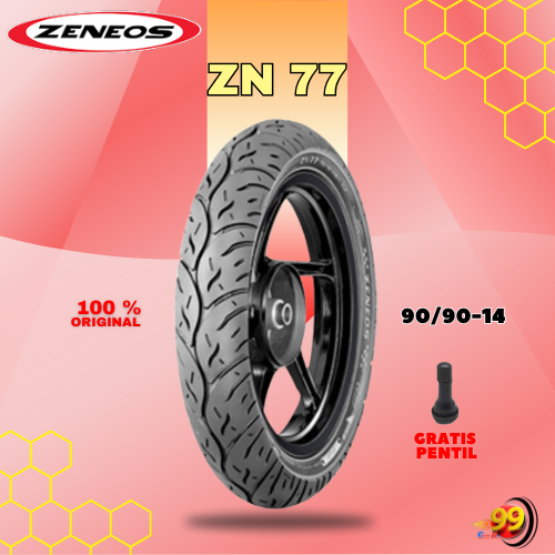 Ban Motor Matic ZENEOS ZN77 90/90 Ring 14 Tubeless