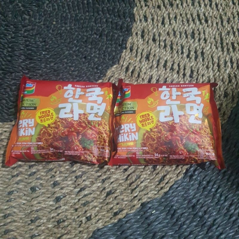 

[NEW - HARGA 1PCS] Indomie Korean Ramyeon Fried Noodle Fiery Chikin