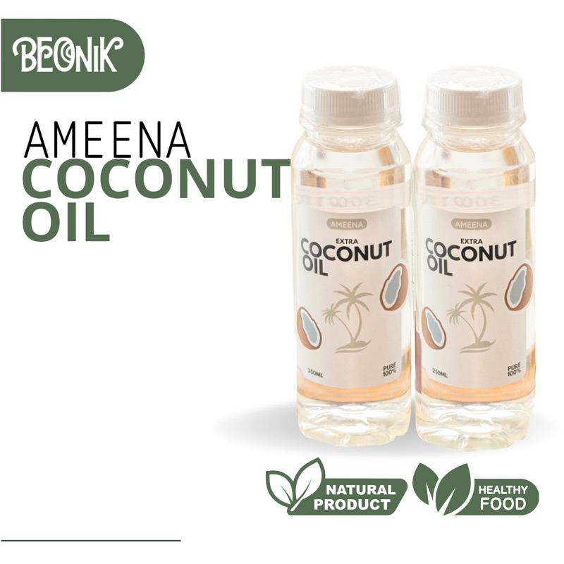 

Pure Extra Coconut Oil 250ml - Ameena Minyak Kelapa Murni 100%