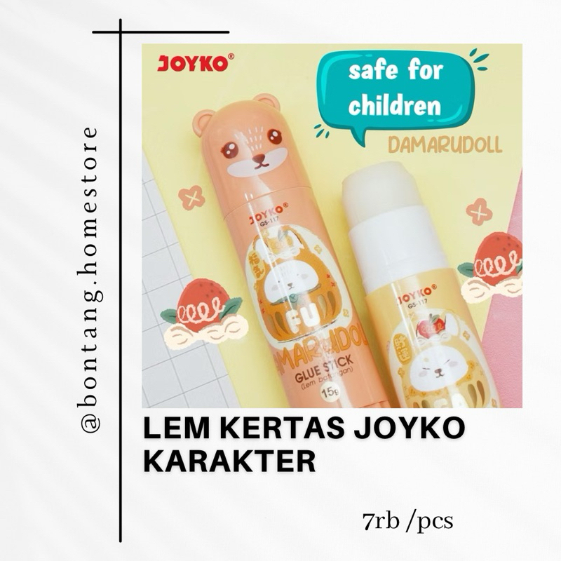 

LEM KERTAS JOYKO KARAKTER DAMARUDOLL LUCU || GLUE STICK