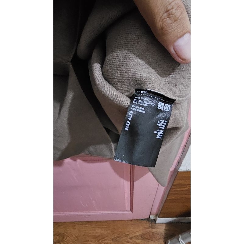 Uniqlo Woman Sweater Souffle Yarn Boat Neck : 32 Beige (L)