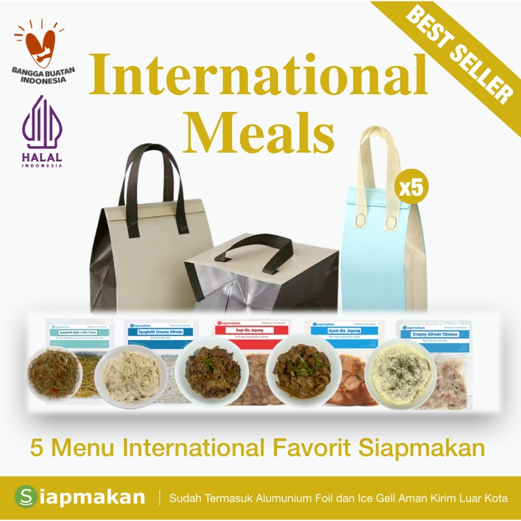 

International Meals Taste Siapmakan Paket 5pcs