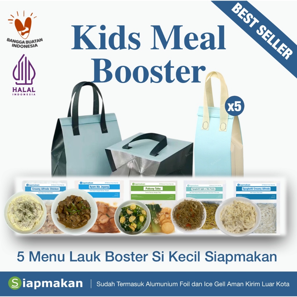 

Siapmakan Kids Meal Booster Paket 5pcs