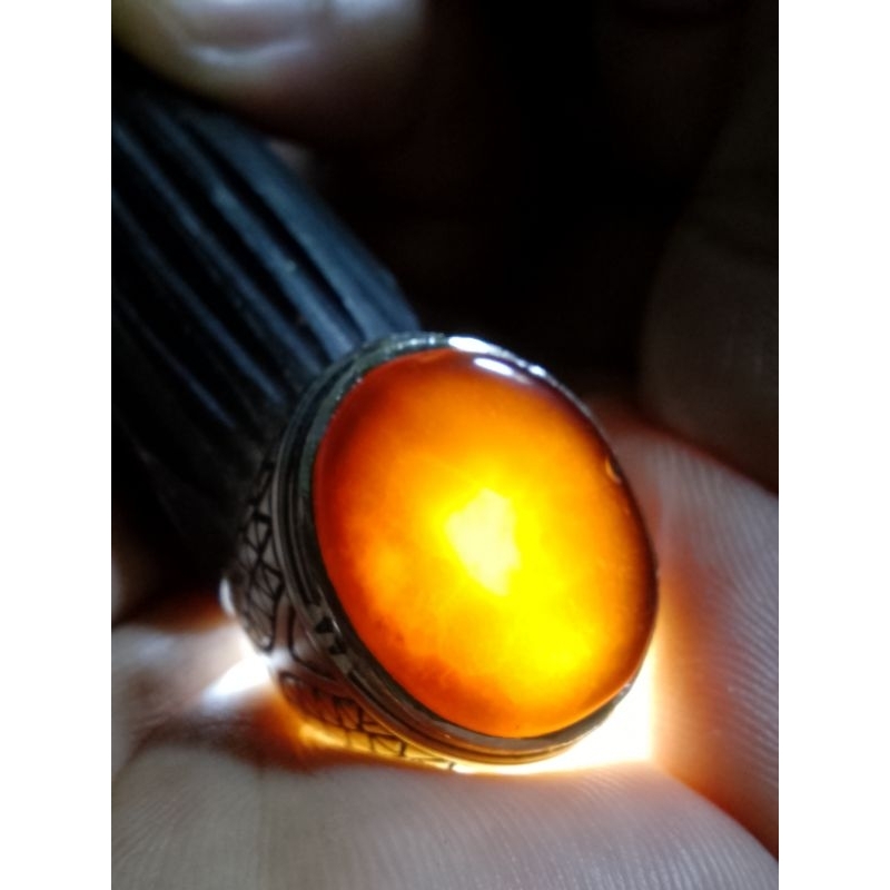 batu cincin akik Yaman Wulung merah