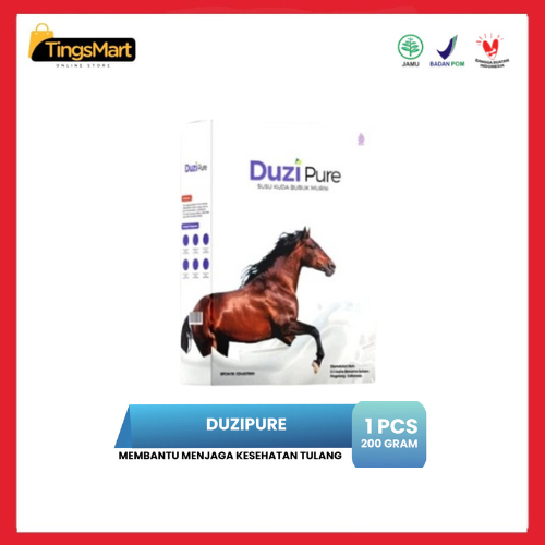 

Duzi Pure Susu Kuda Liar Murni Atasi Nyeri Sendi Asam Urat 200 Gram