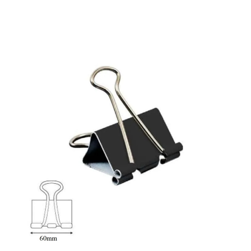 

Binder Klip Besar / Binder Clip Jumbo / Klip Hitam Besar (60mm) No.280 / Binder Klip Jumbo