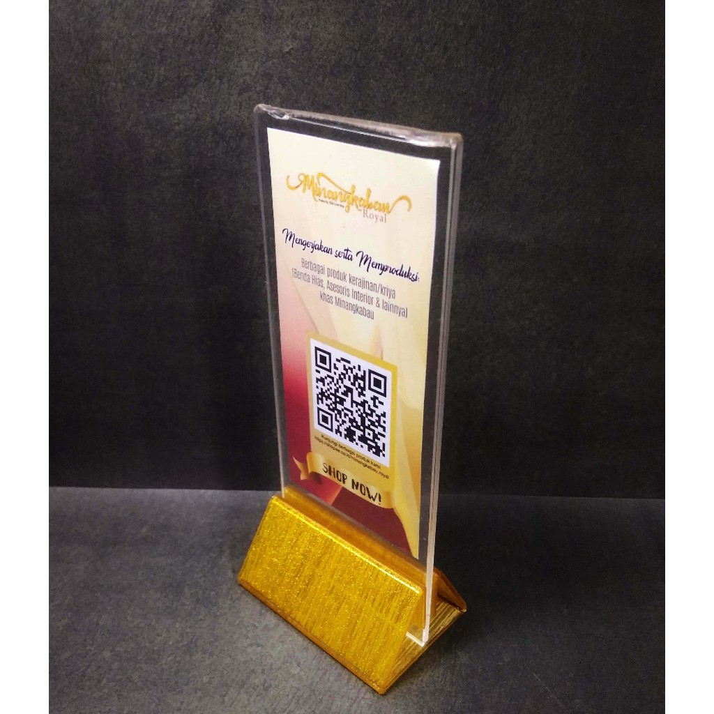 

Tent Card / Nomor Meja Akrilik